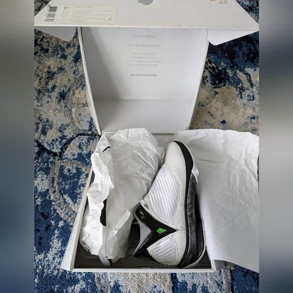 Nike Air Jordan 2009 XX4 White Metallic Silver 343084-161 Basketball Shoes US9.5 - Picture 8 of 9